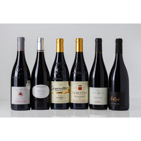 Côtes du Rhône BEDST smagekasse - ekstremt flotte vine til vilde priser!