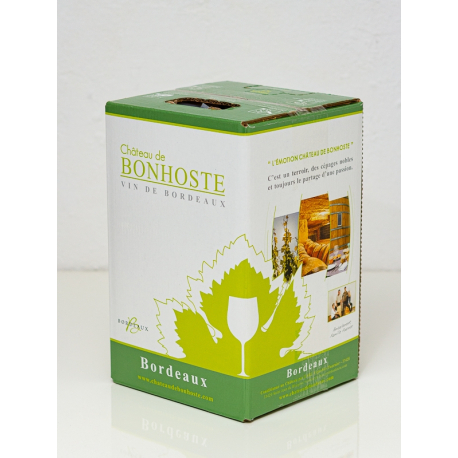 Tradition, Bordeaux Blanc, BIB, 12,0%, Chateau de Bonhoste, hvid, 5 liter