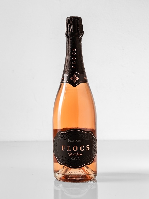Flocs Cava, Rosé Brut, N/V, Catalunya, Spanien, Celler Clos Pons - ØKO.