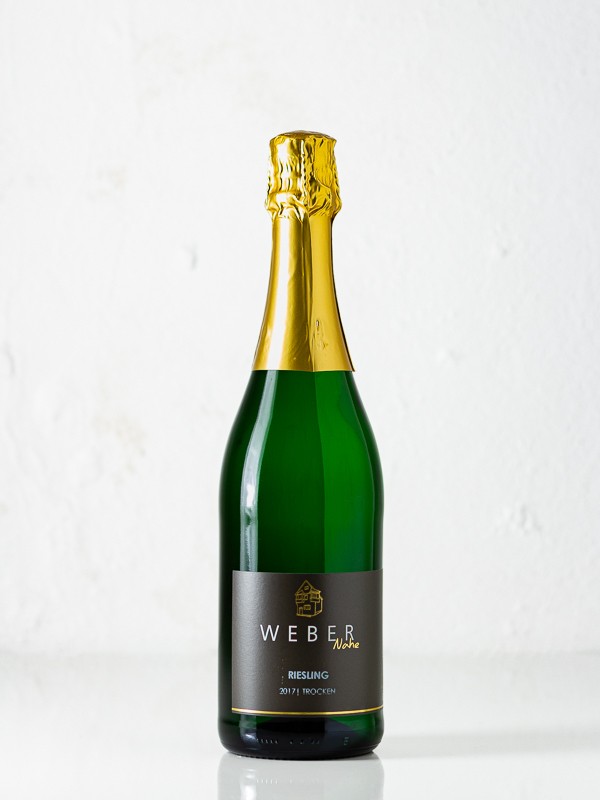 Winzersekt, Riesling, trocken, Nahe, 2017, Weingut Udo & Laura Weber