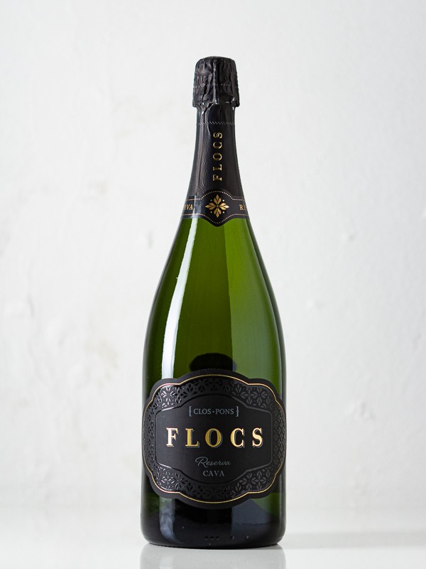 Flocs Cava, Reserva Brut, N/V, Catalunya, Spanien, Celler Clos Pons - ØKO, 150 cl.