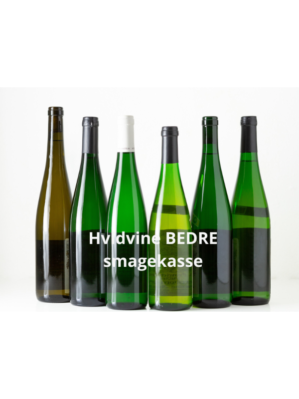 Hvidvine BEDRE smagekasse - skønne, velsmagende hvidvine til din mad!