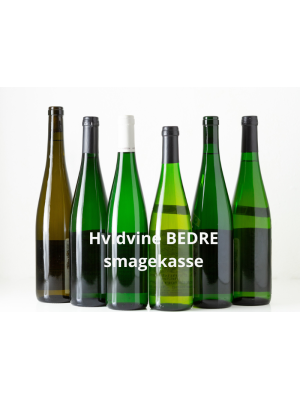Hvidvine BEDRE smagekasse - skønne, velsmagende hvidvine til din mad!
